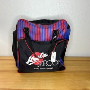 Vintage Ski Boot Bag from Austria - Backpack Style - Pockets Straps Useful Cool